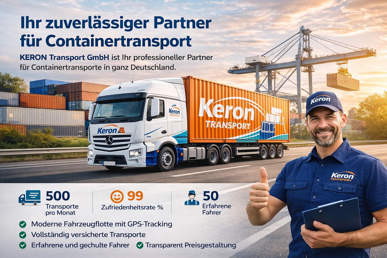 KERON Transport - Ihr zuverlässiger Partner